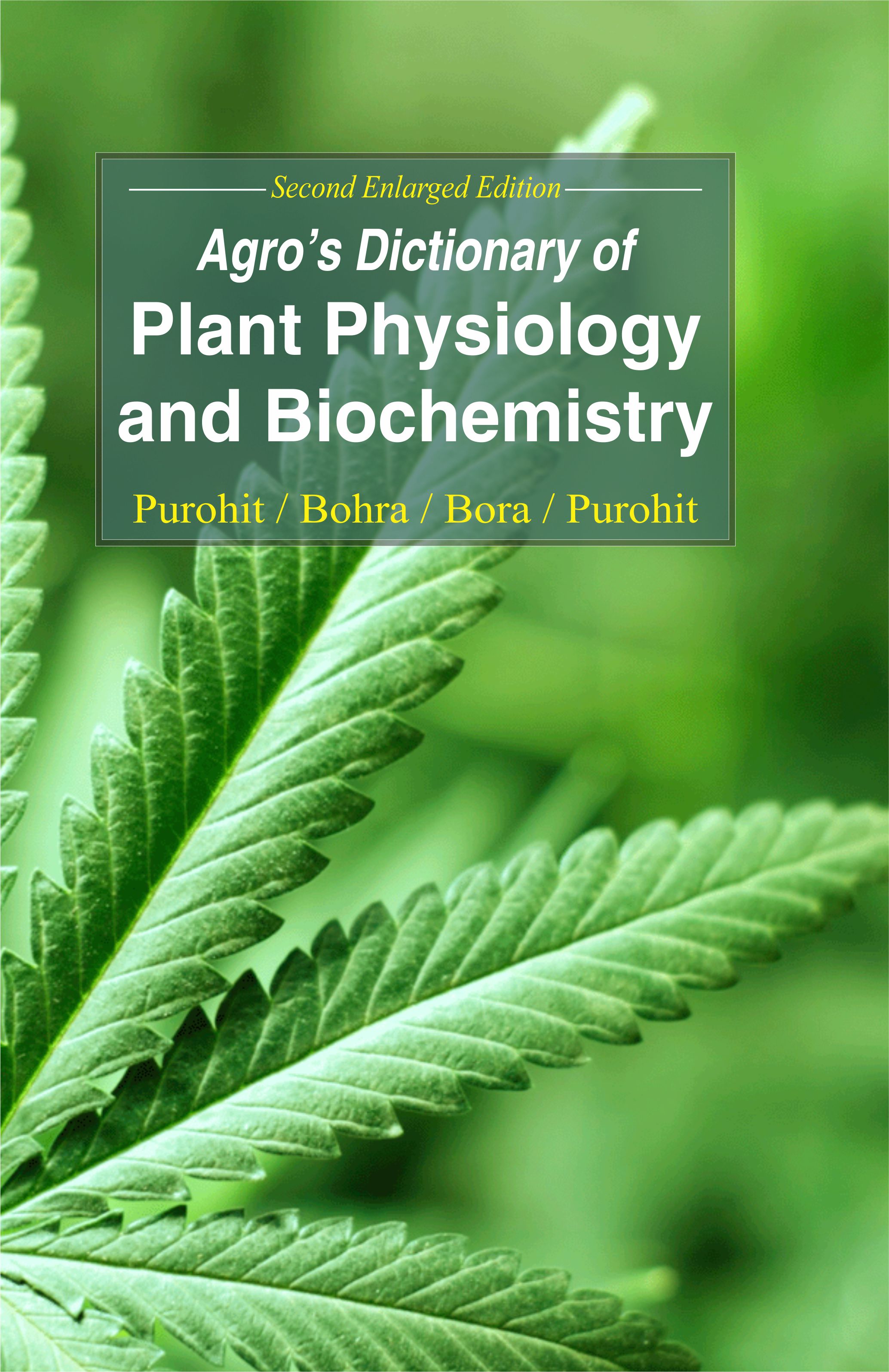 Agros Dictionary Of Plant Physiology And Biochemistry